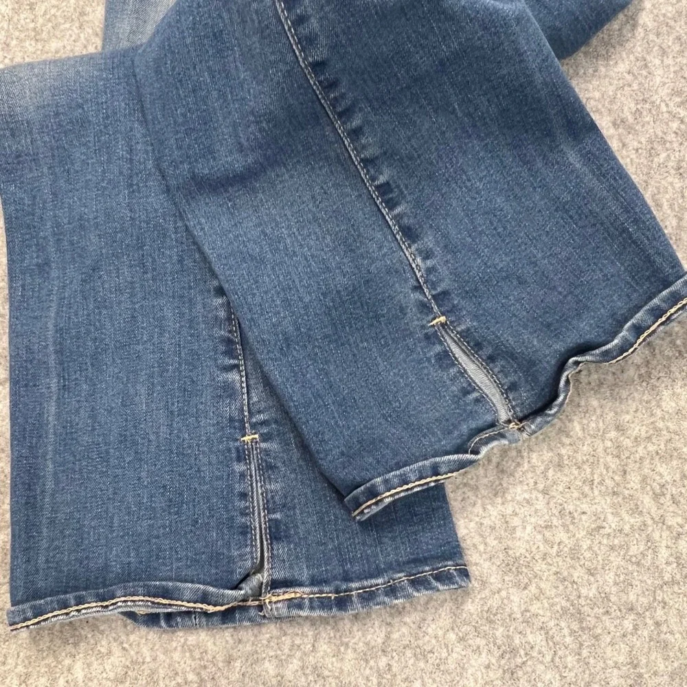 Gap Kids Girls‎ '70s Flare Jeans Medium Wash Blue Adjustable Waist Size 10